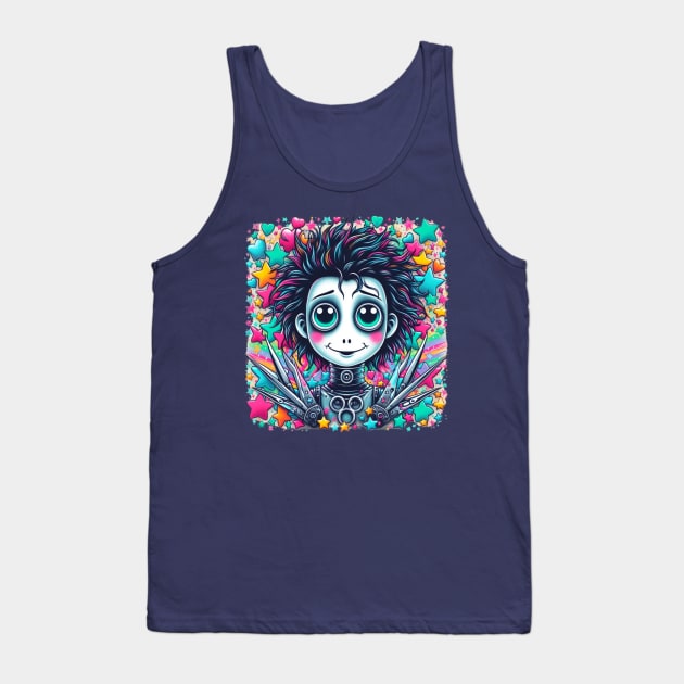 I Love Edward Scissorhands Tank Top by Tiger Mountain Design Co.